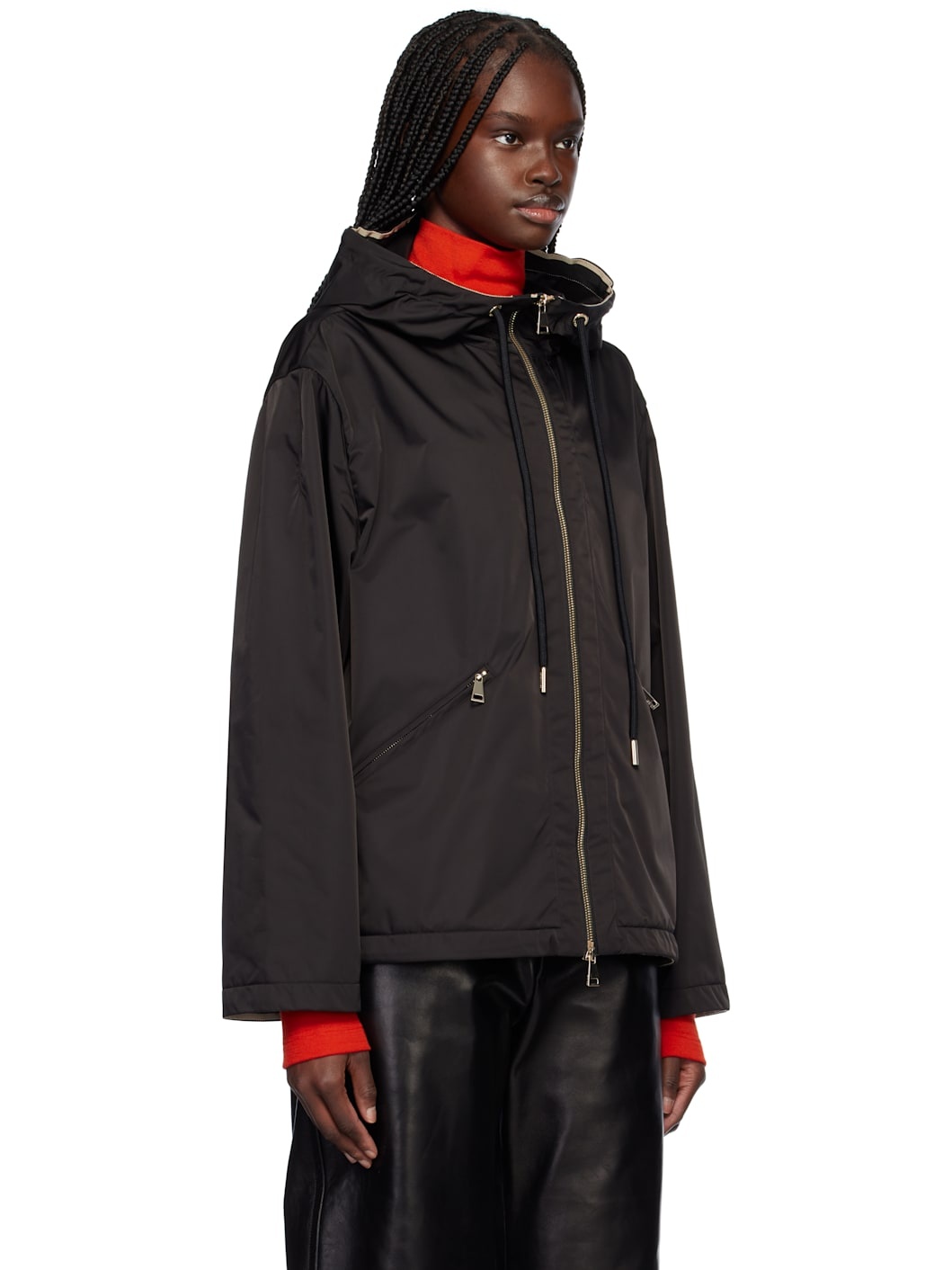 Black Cassiopea Hooded Jacket - 2