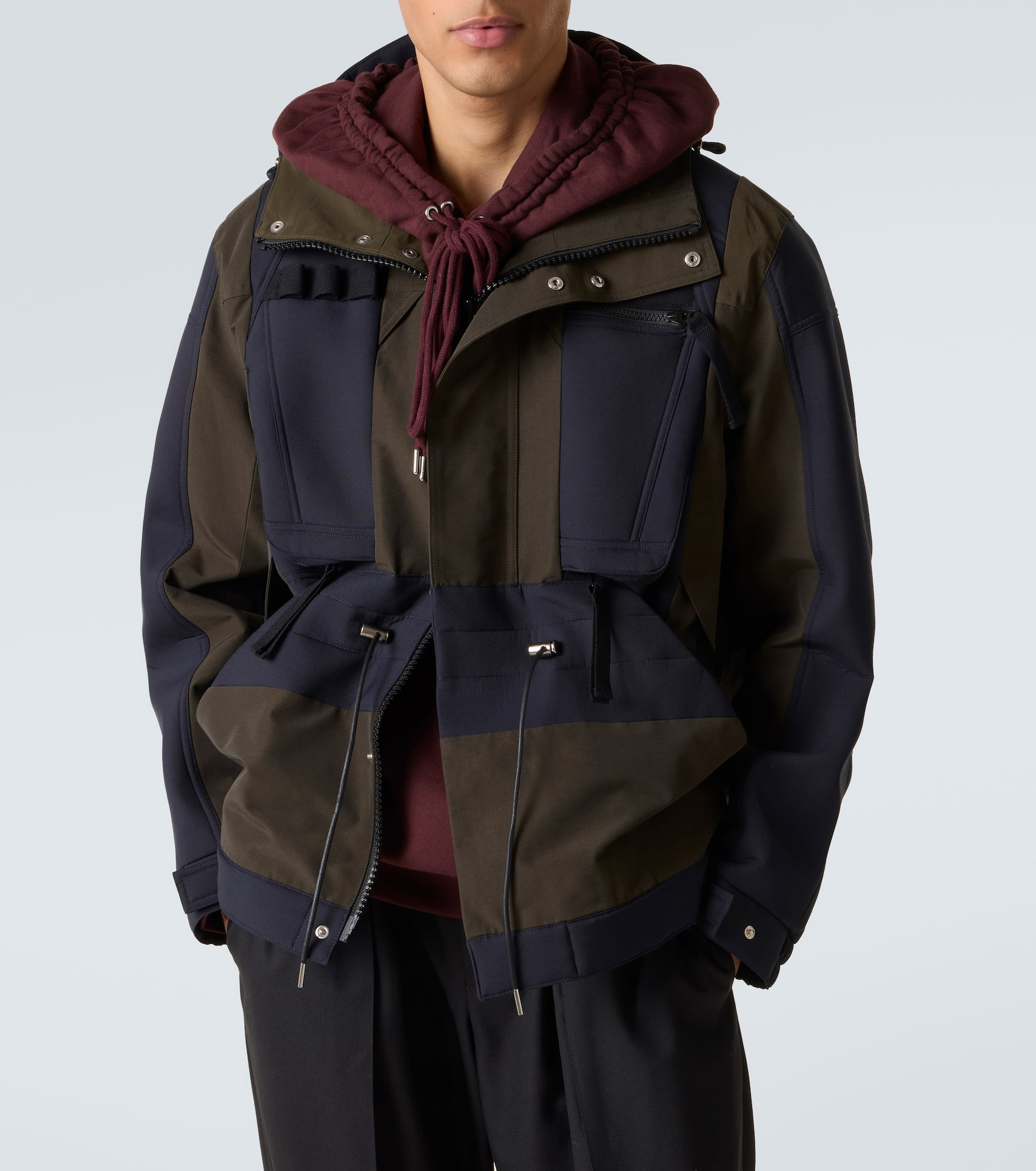 Colorblocked technical jacket - 5