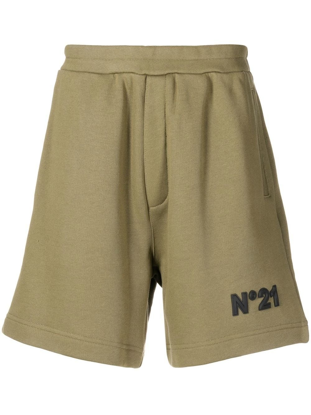 logo-patch track shorts - 1