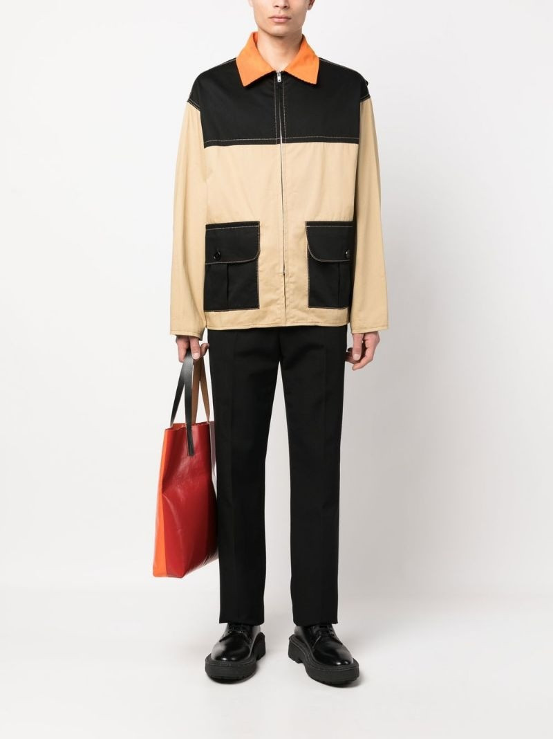 Marni colour-block shirt jacket outlook