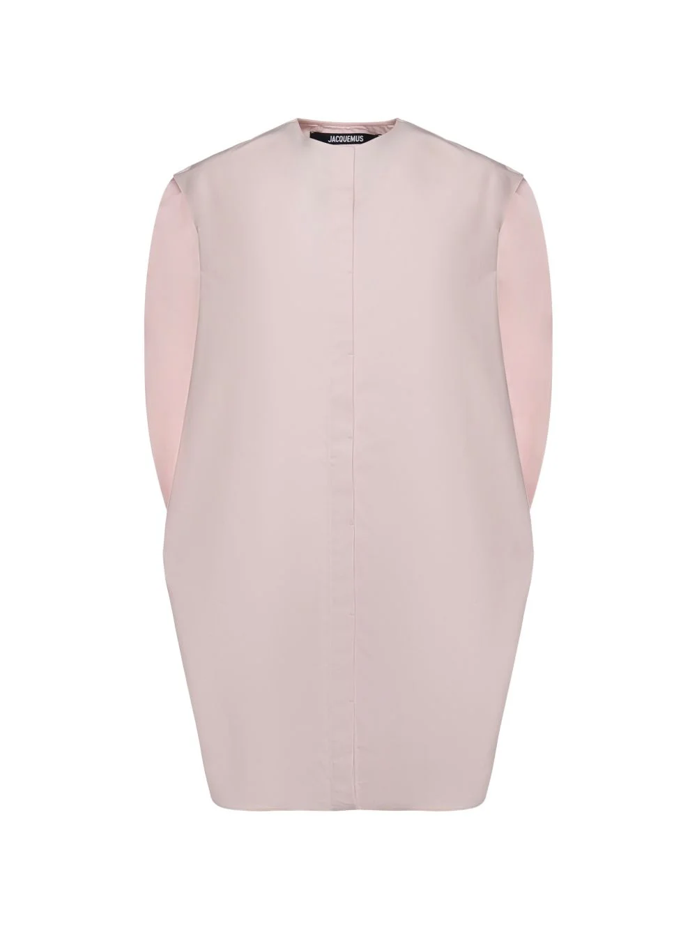 crew-neck mini dress - 1