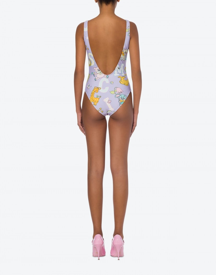 ALLOVER CIRCUS LOGO SWIMSUIT - 3