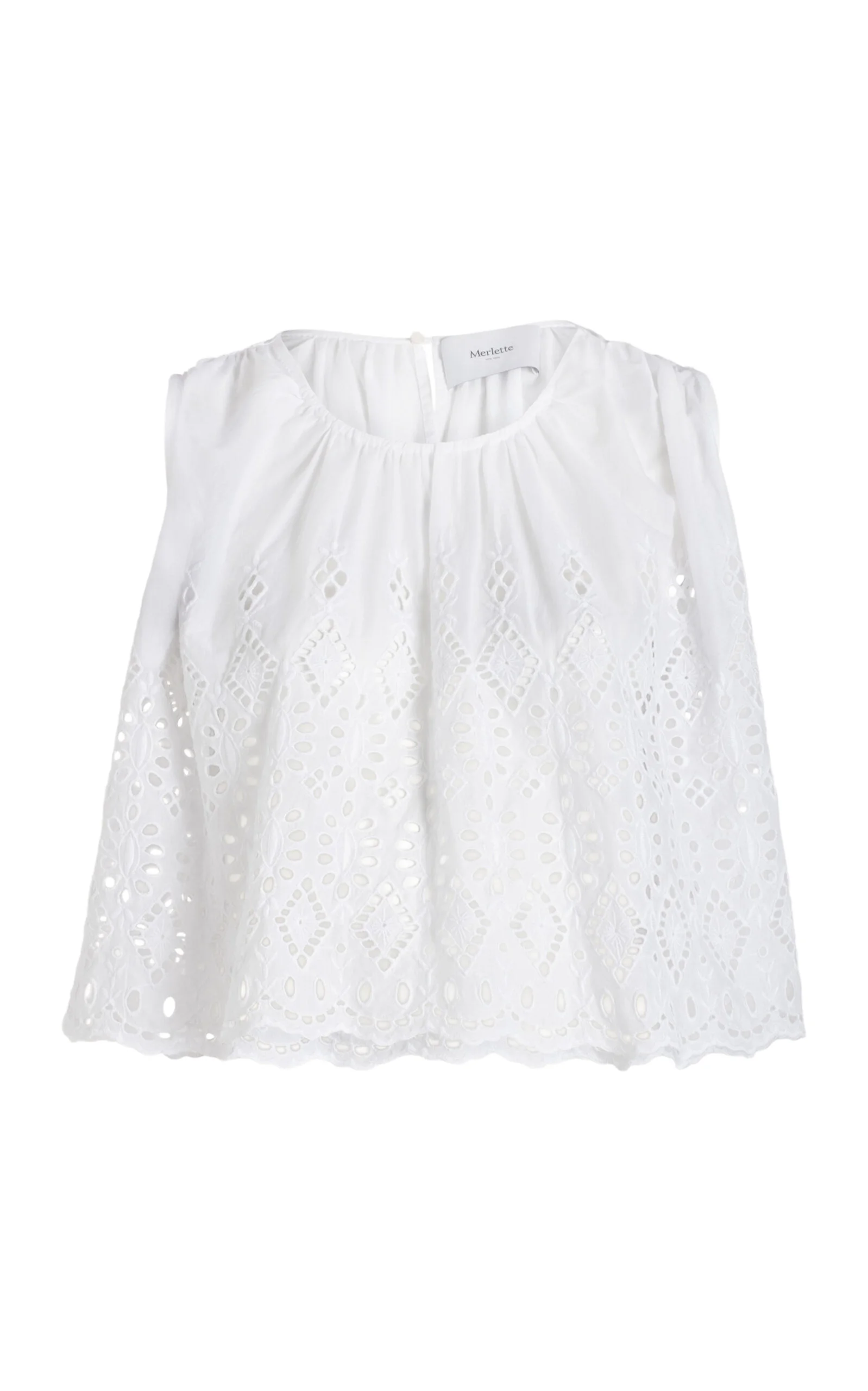 Dacere Cotton Eyelet Top - 1