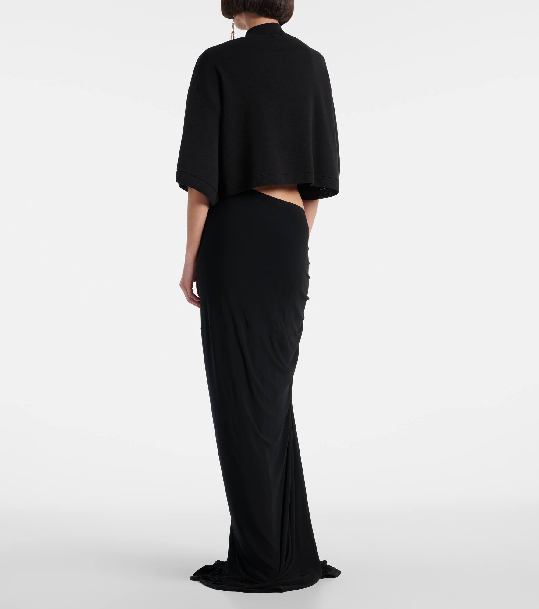 Gathered maxi skirt - 3
