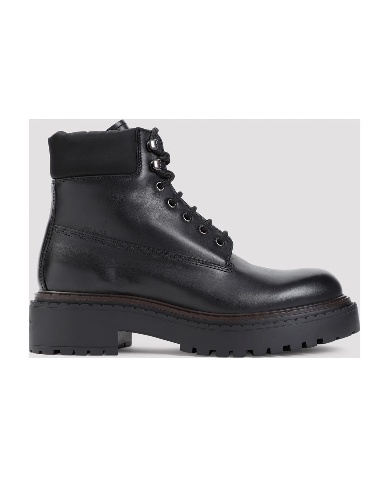 Black Leather Ankle Boots - 3