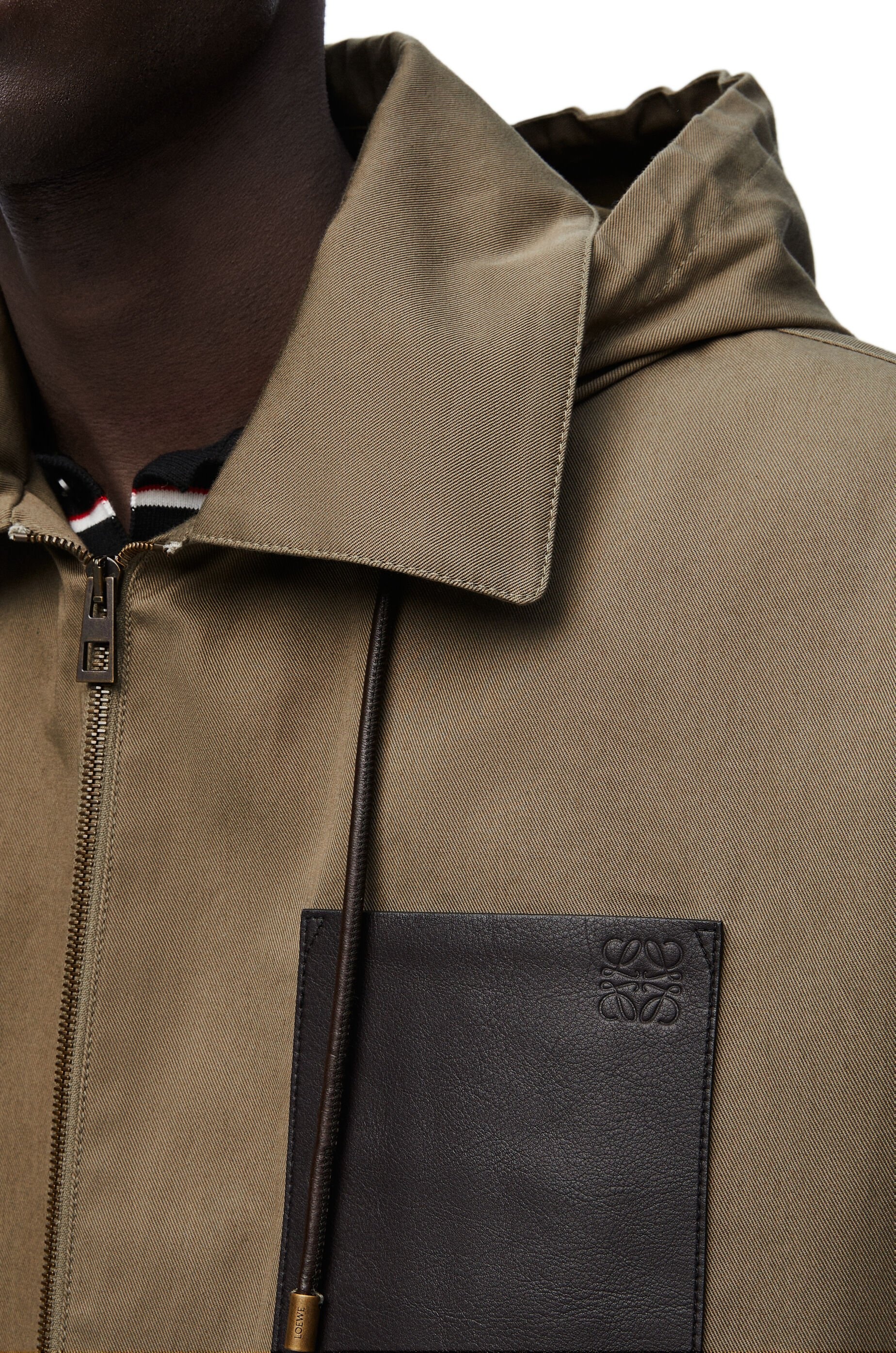Hooded jacket in cotton - 5