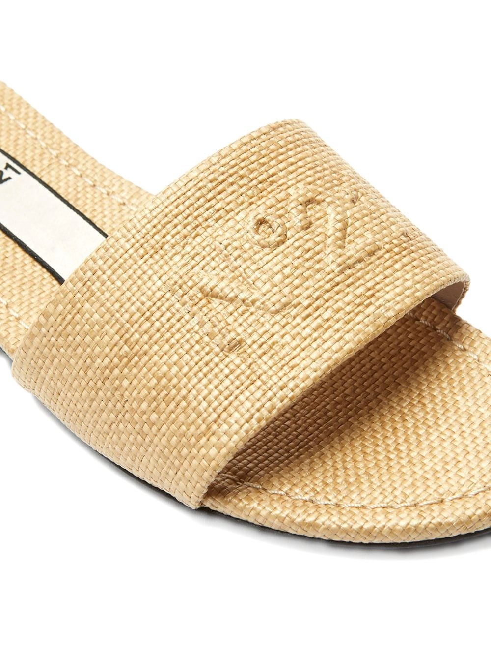 logo-embossed sandals - 3