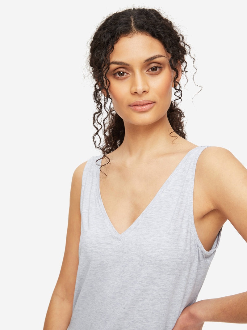 Women's Chemise Ethan Micro Modal Stretch Silver - 4