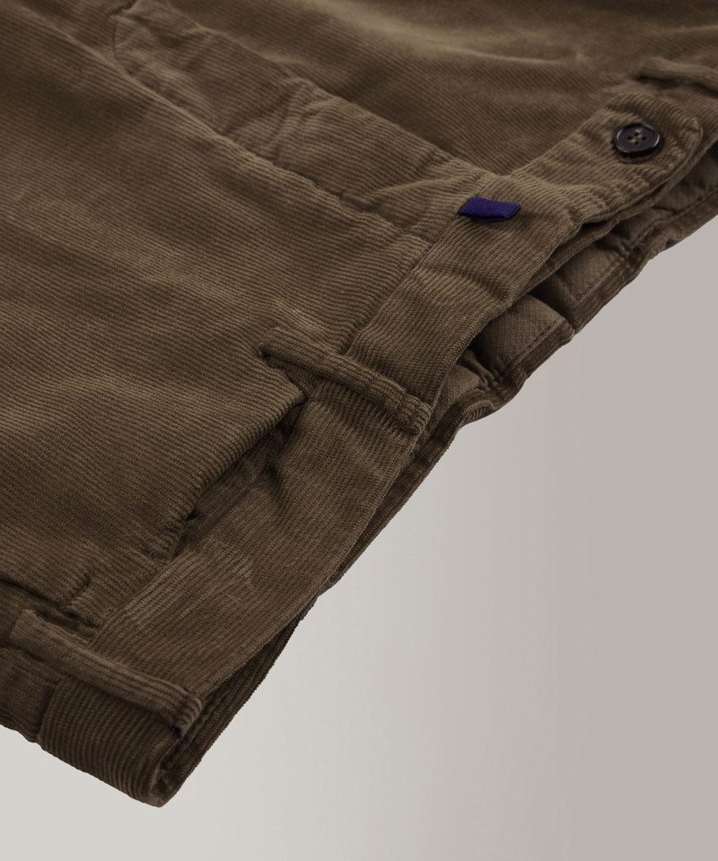 Regular fit corduroy trousers 7