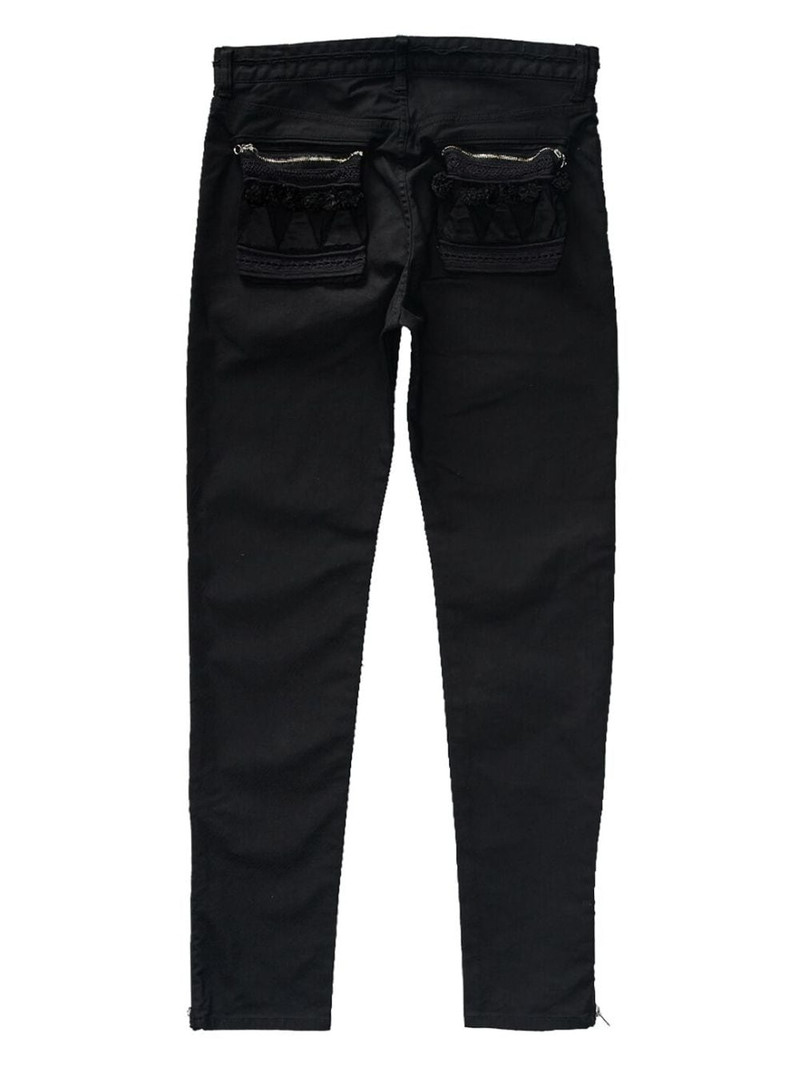 UNDERCOVER mid-rise slim-fit jeans outlook