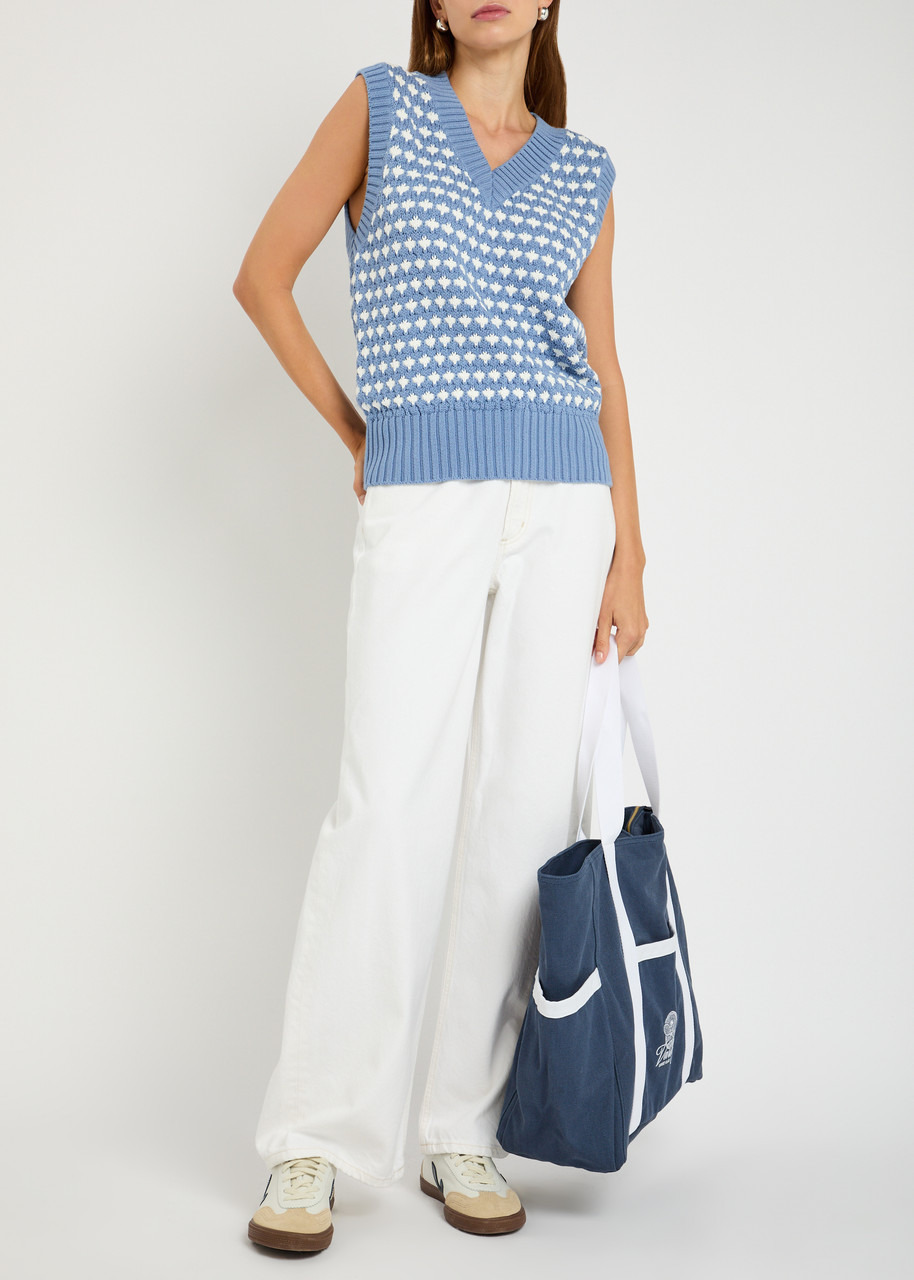 Varley Antonella Patterned Knit Vest - 4