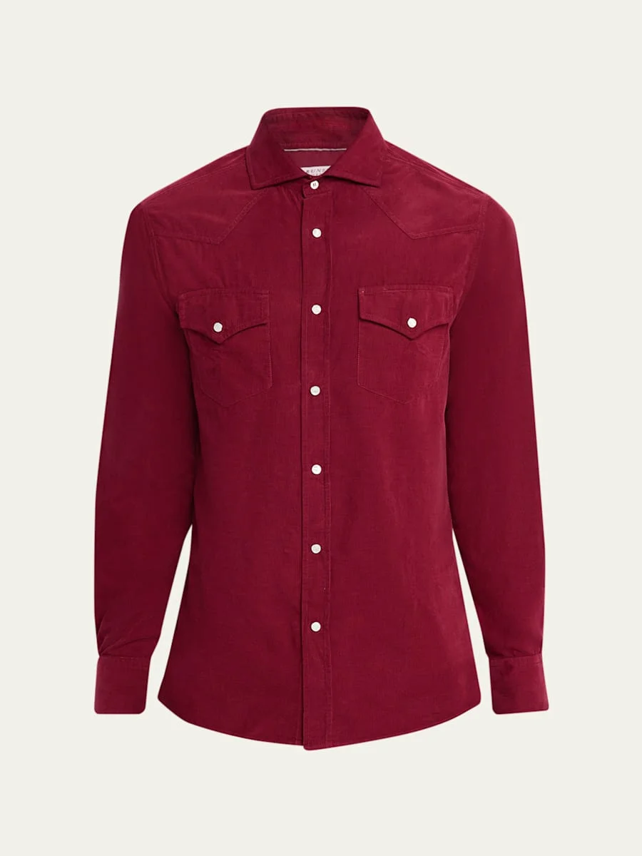 Men's Western Leisure-Fit Shirt - 1