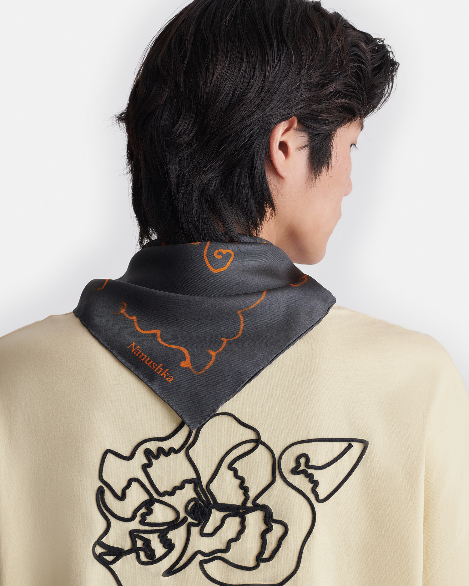 Printed Silk Scarf - 3