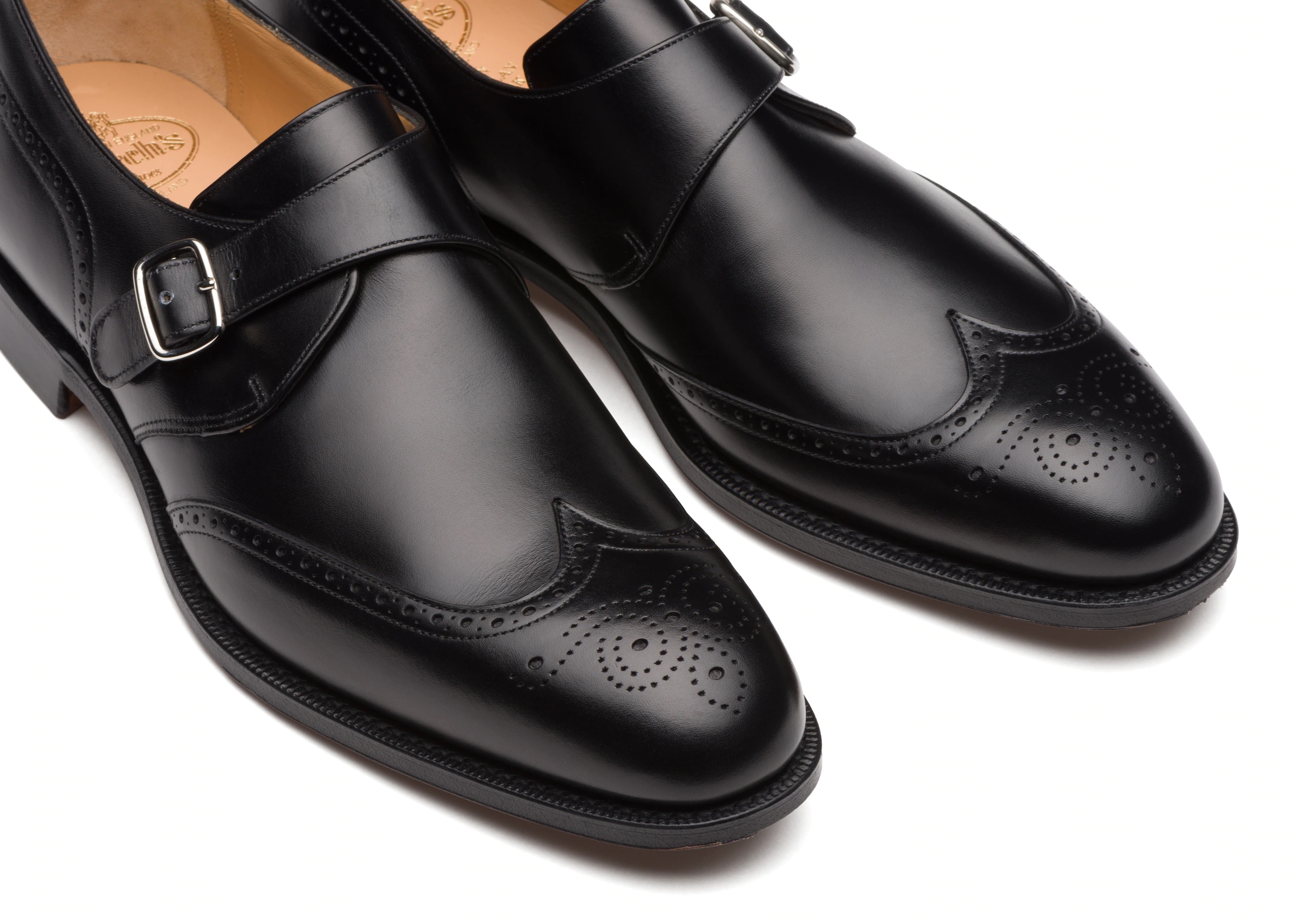 Piccadilly 173
Calf Leather Monk Strap Brogue Black - 4