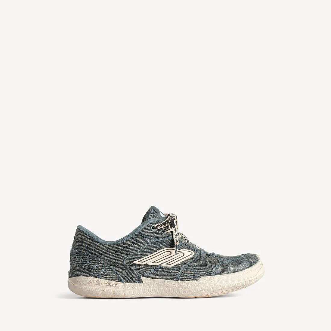 Women's Hamptons Denim Sneaker in Blue/off White - 1
