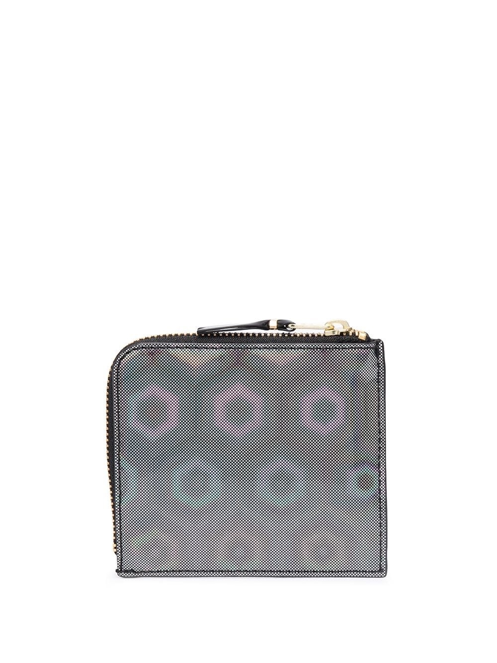 geometric print wallet - 2