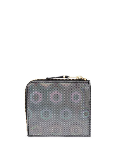 Comme Des Garçons geometric print wallet outlook