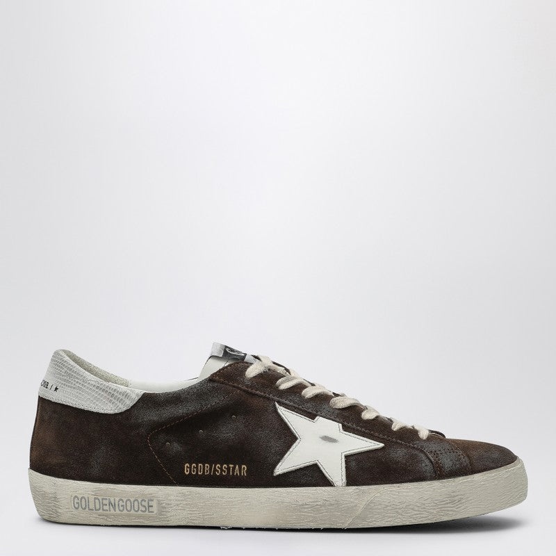 Golden Goose Super-Star Brown/White Low Trainer Men - 1