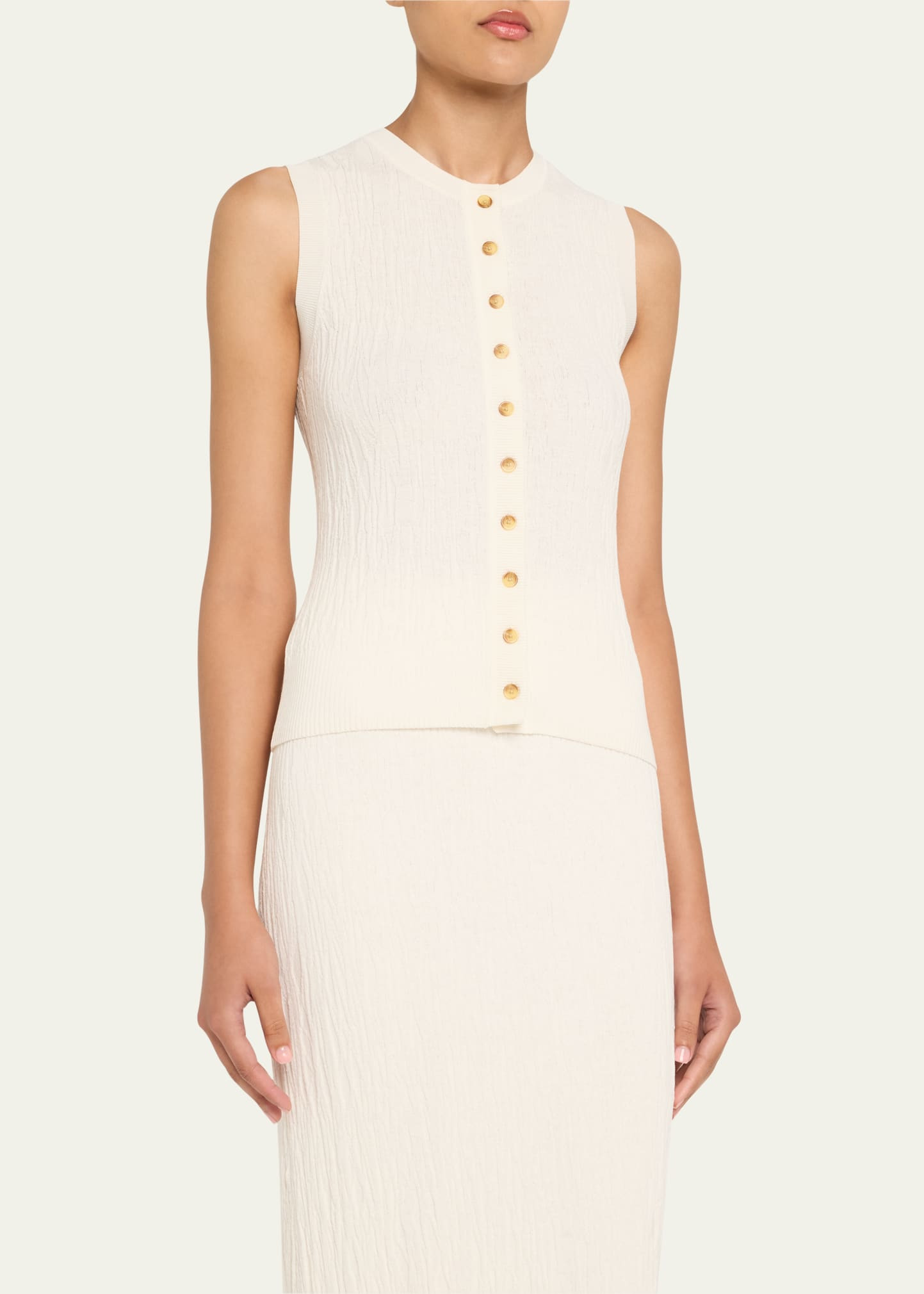 Serafina Button-Front Top - 4