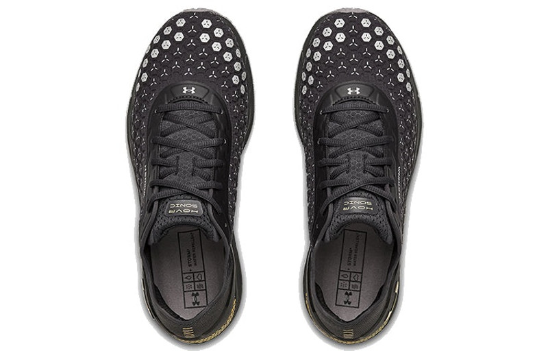 Under Armour 팔러 HOVR 소닉 3 폭풍 '블랙 아웃 골드 러스터' 3023390-500 outlook