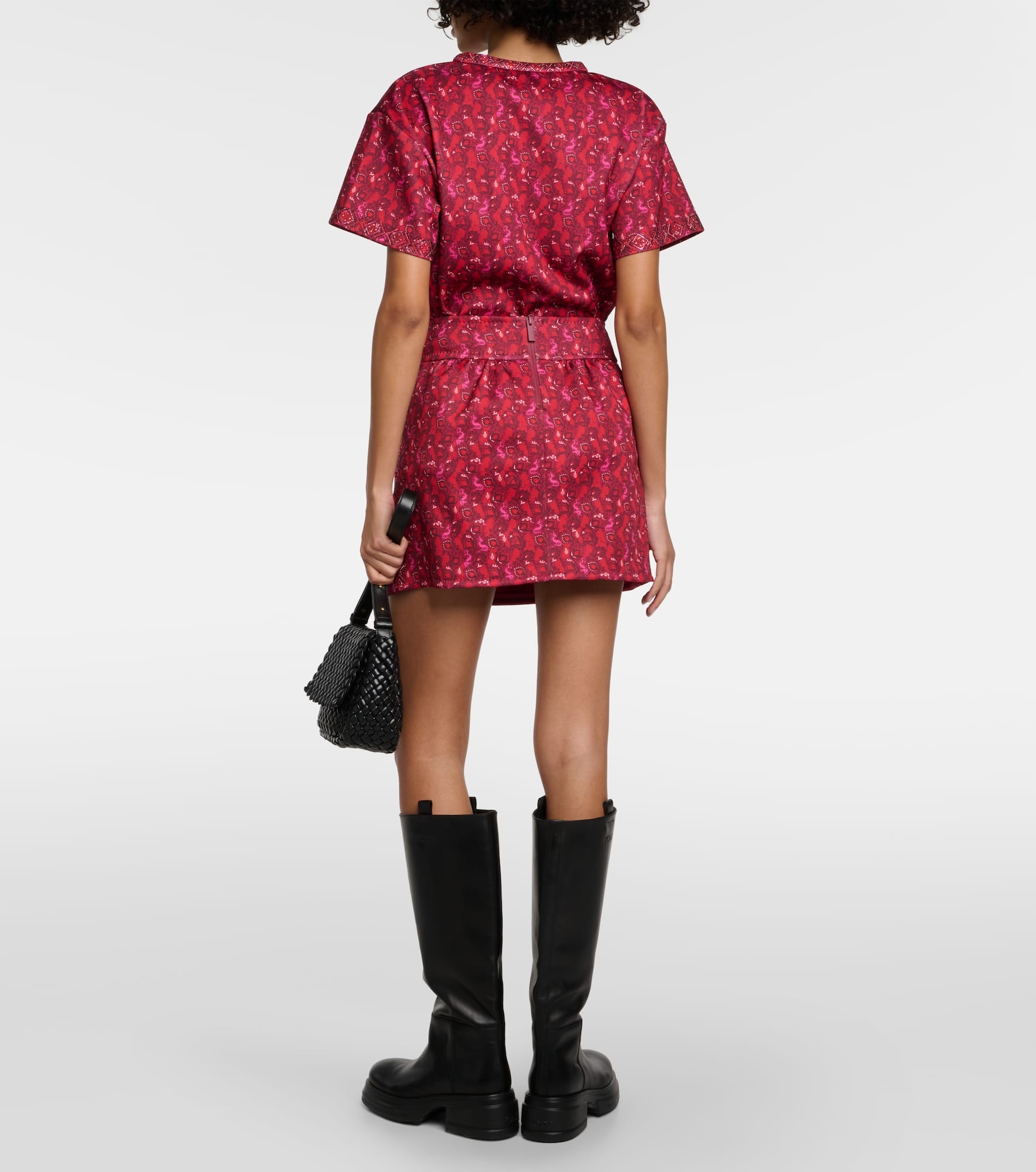Balocco embellished floral midi skirt - 3