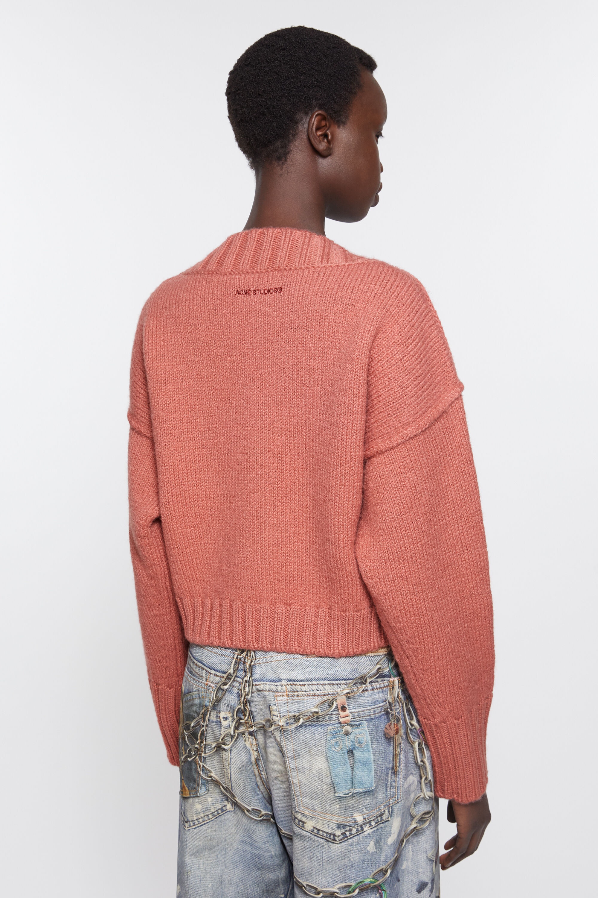 Knit cardigan - Faded pink - 3
