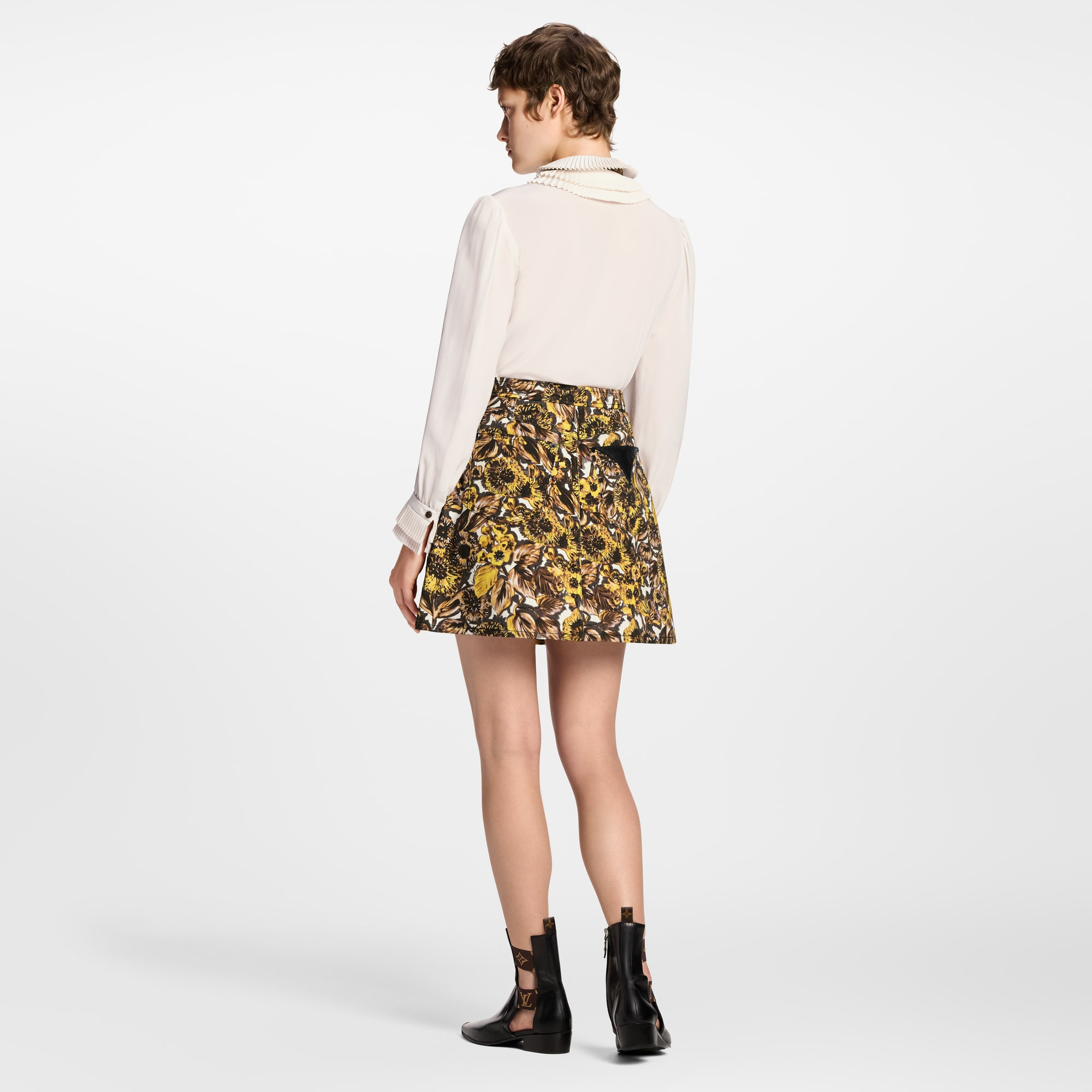 Pleat Collar Blouse - 4