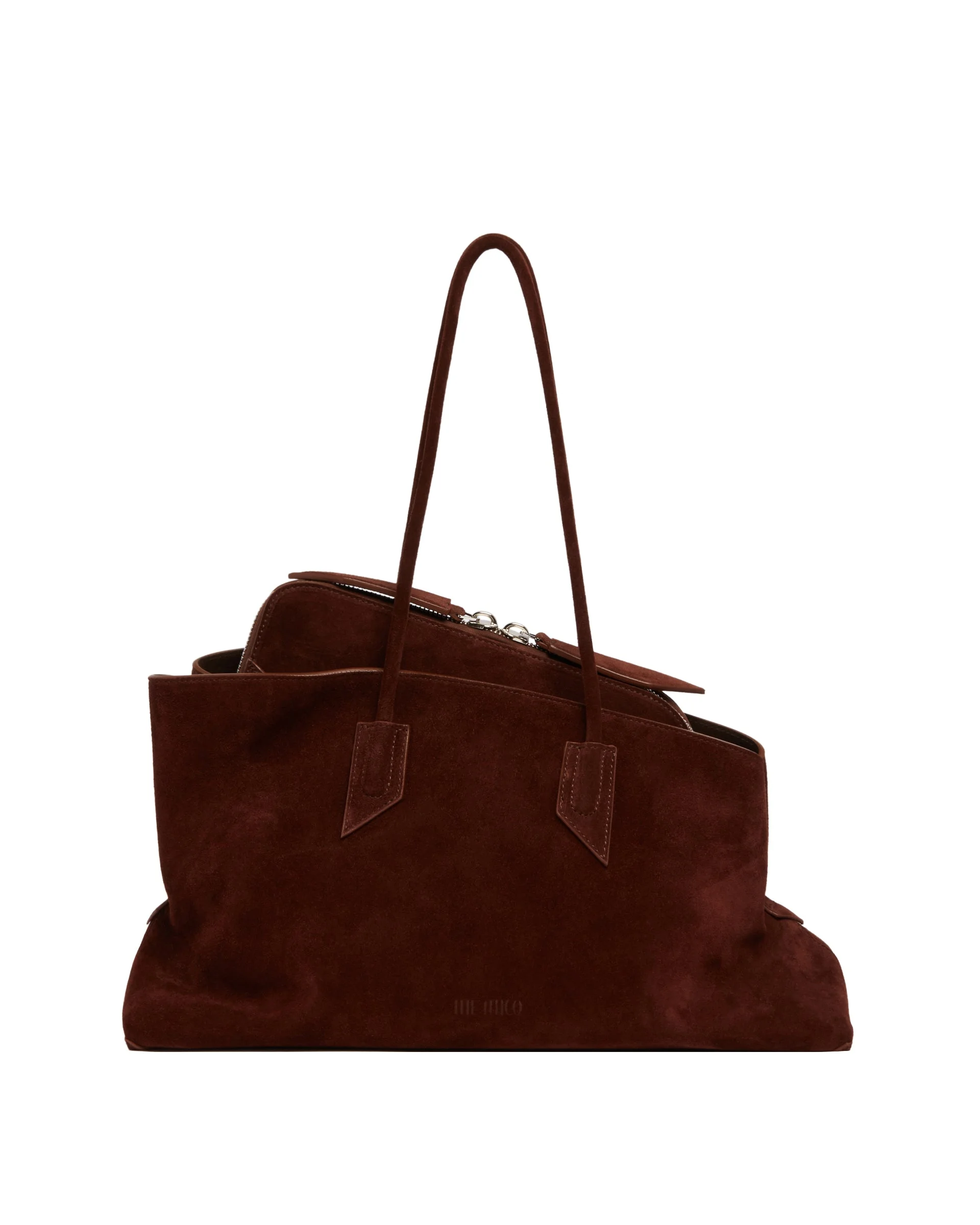Brown Suede La Passeggiata Bag - 1