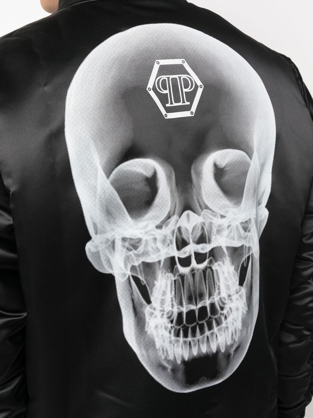 skull-print bomber jacket - 5