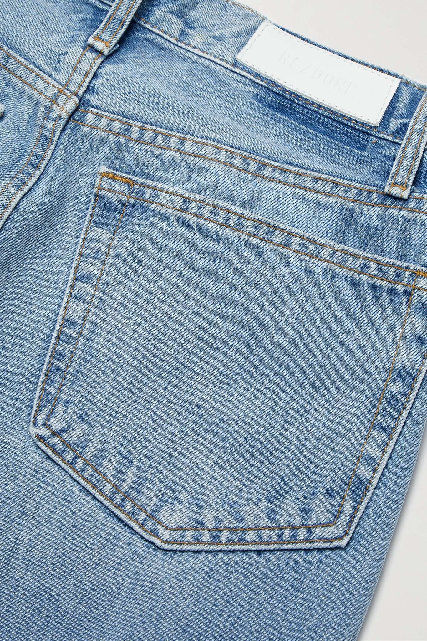 90s high-rise straight-leg jeans - 6