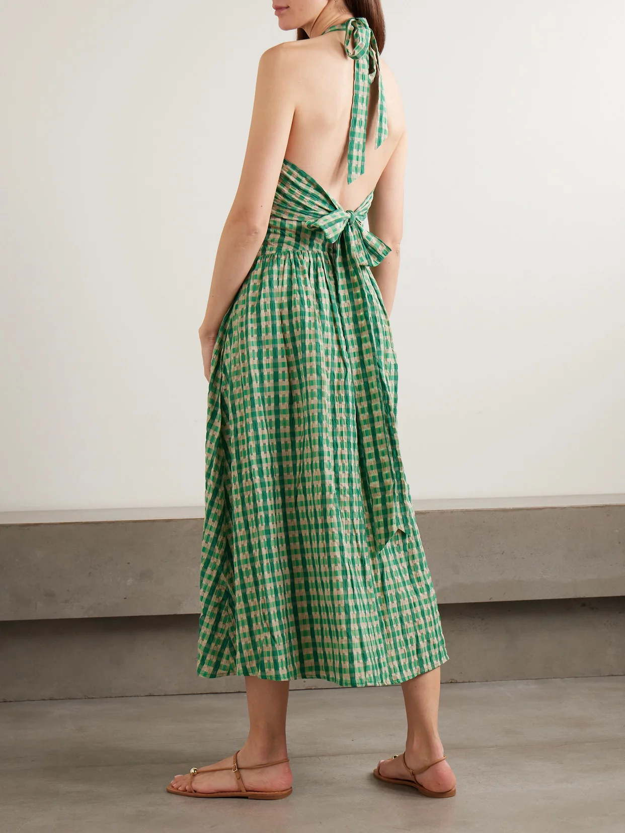 rosie assoulin halter in the name of love dress filter:color_White