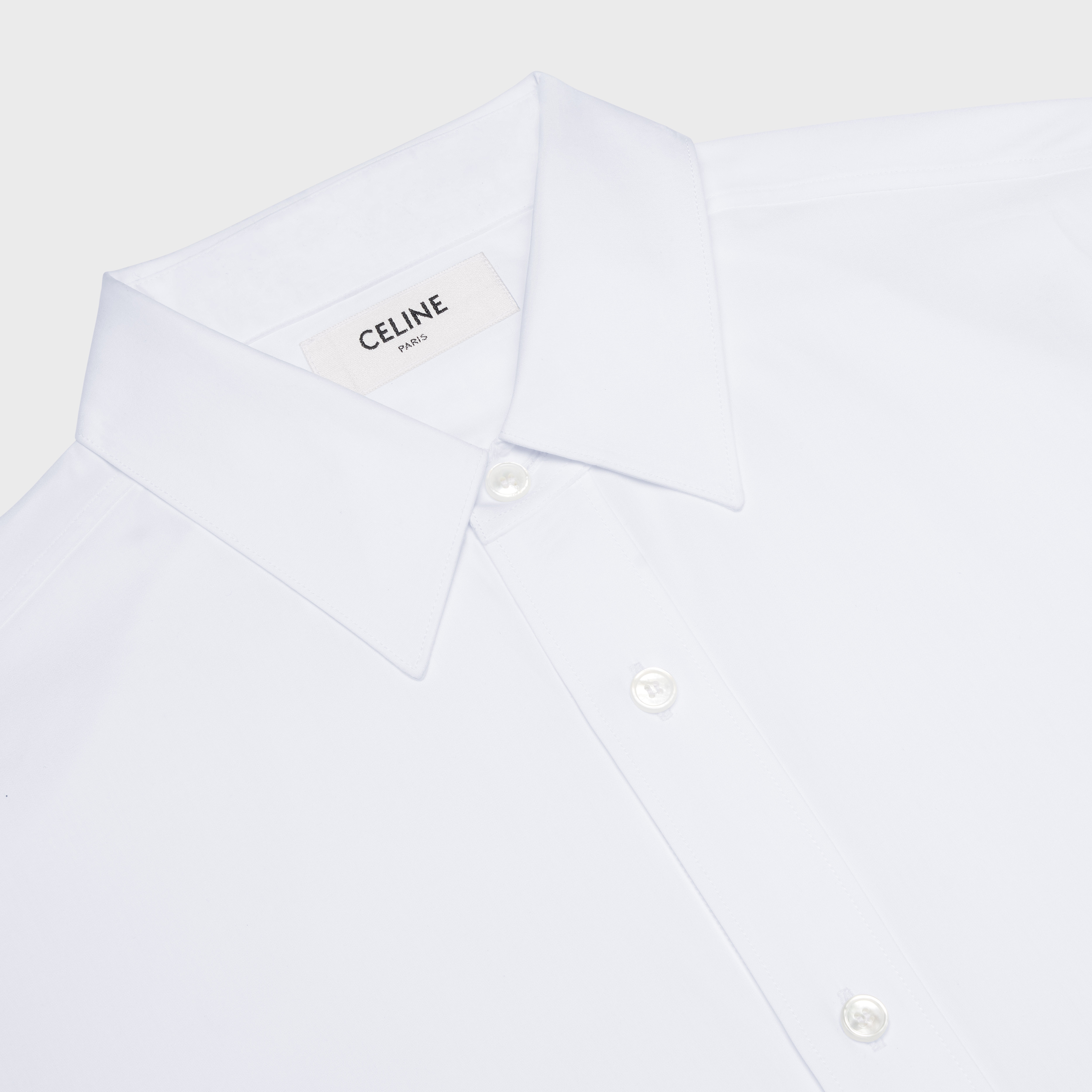 LOOSE SHIRT IN COTTON POPLIN - 3