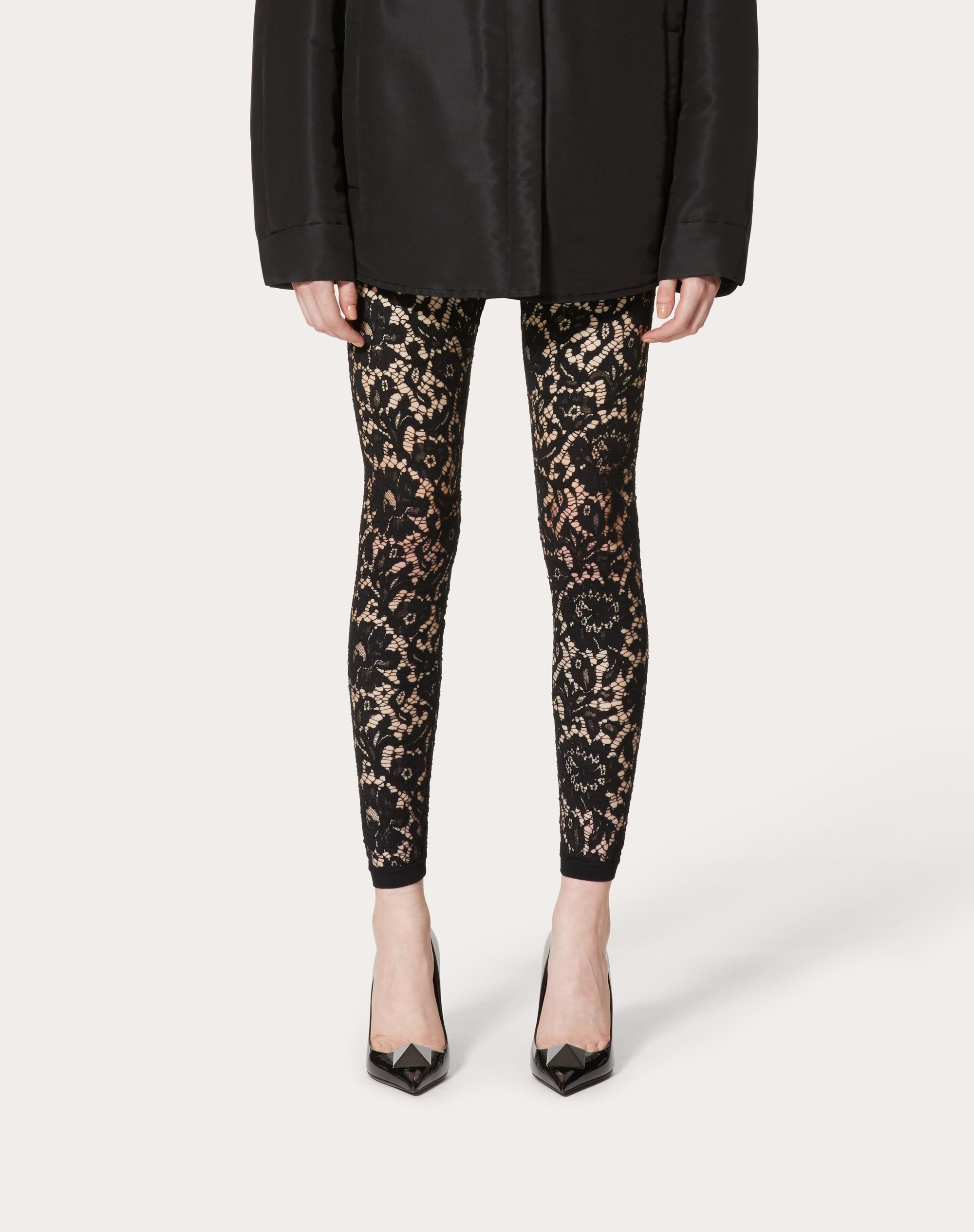 HEAVY LACE STRETCH LEGGINGS - 3