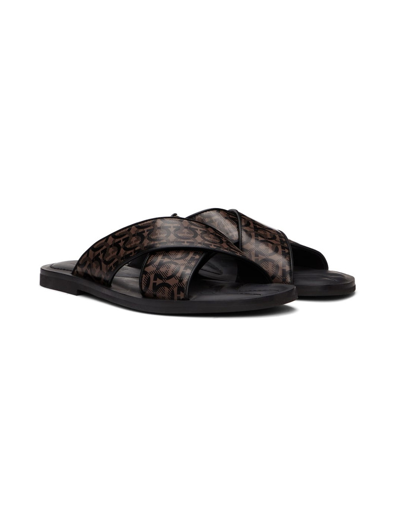 Black Gancini Sandals 4