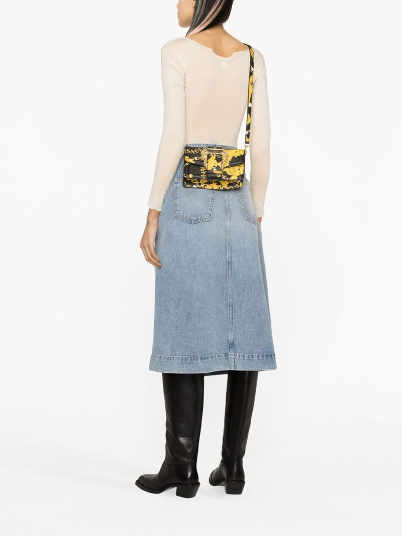 VERSACE JEANS COUTURE Chain Couture faux-leather crossbody bag outlook