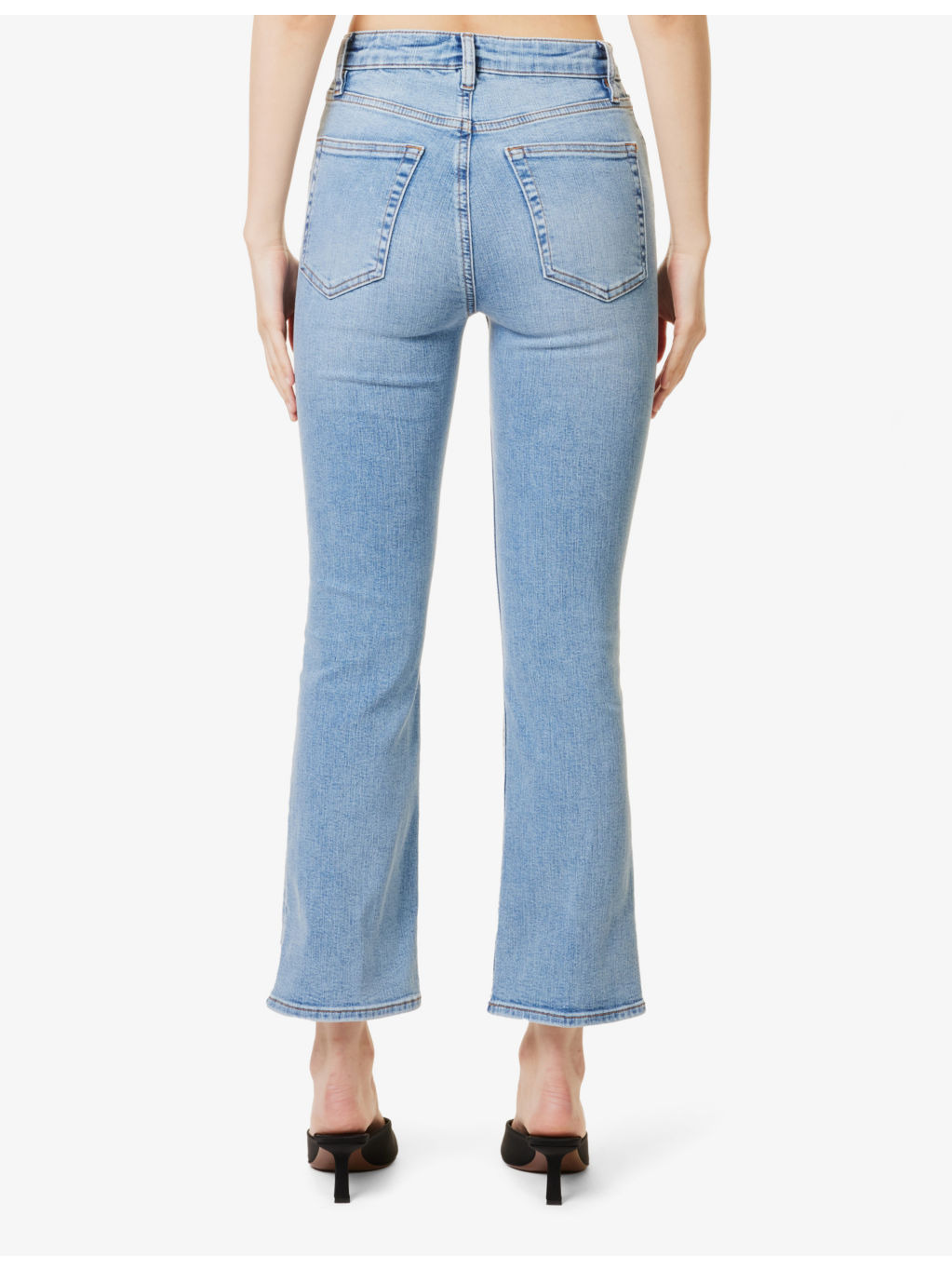 The Reboot Crop Flared-Leg High-Rise Stretch Denim-Blend Jeans - 4