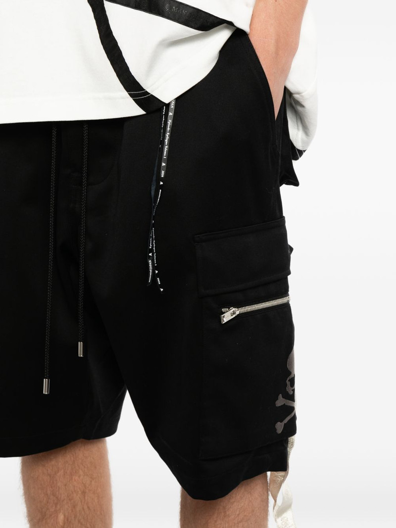 logo-embroidered cargo shorts 5