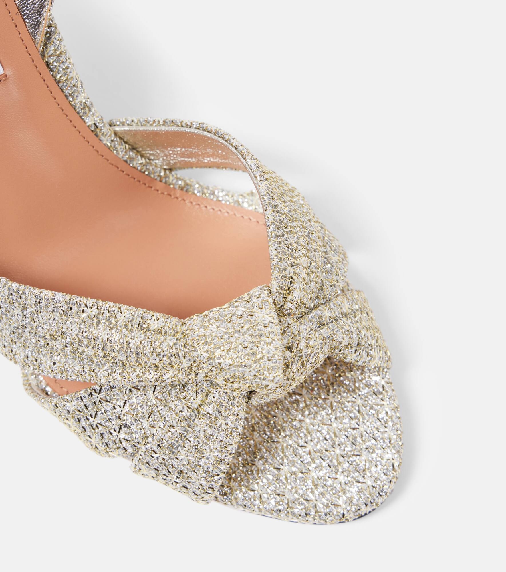 Nina 85 tweed sandals - 5