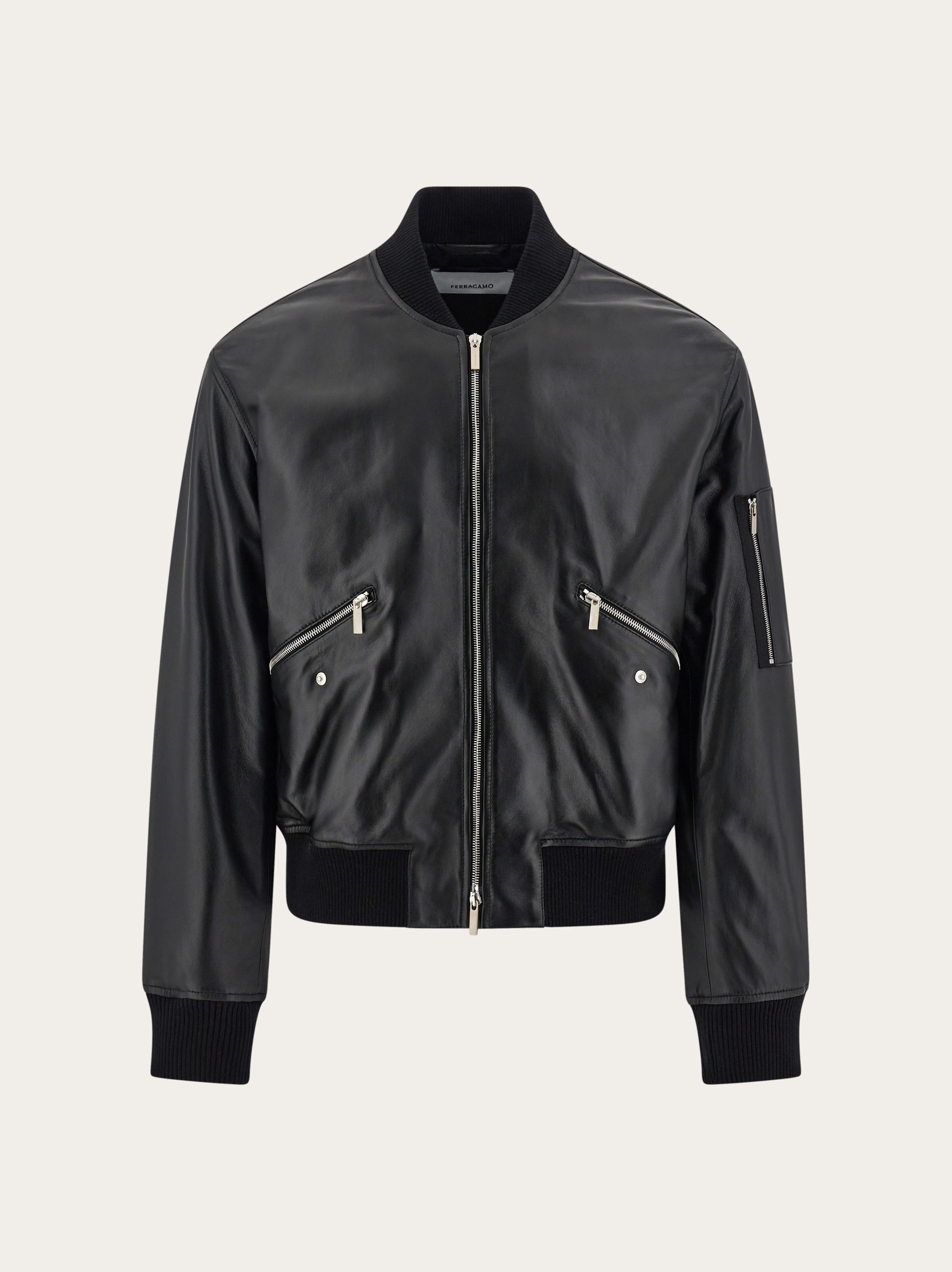 Bomber jacket in nappa leather - 9