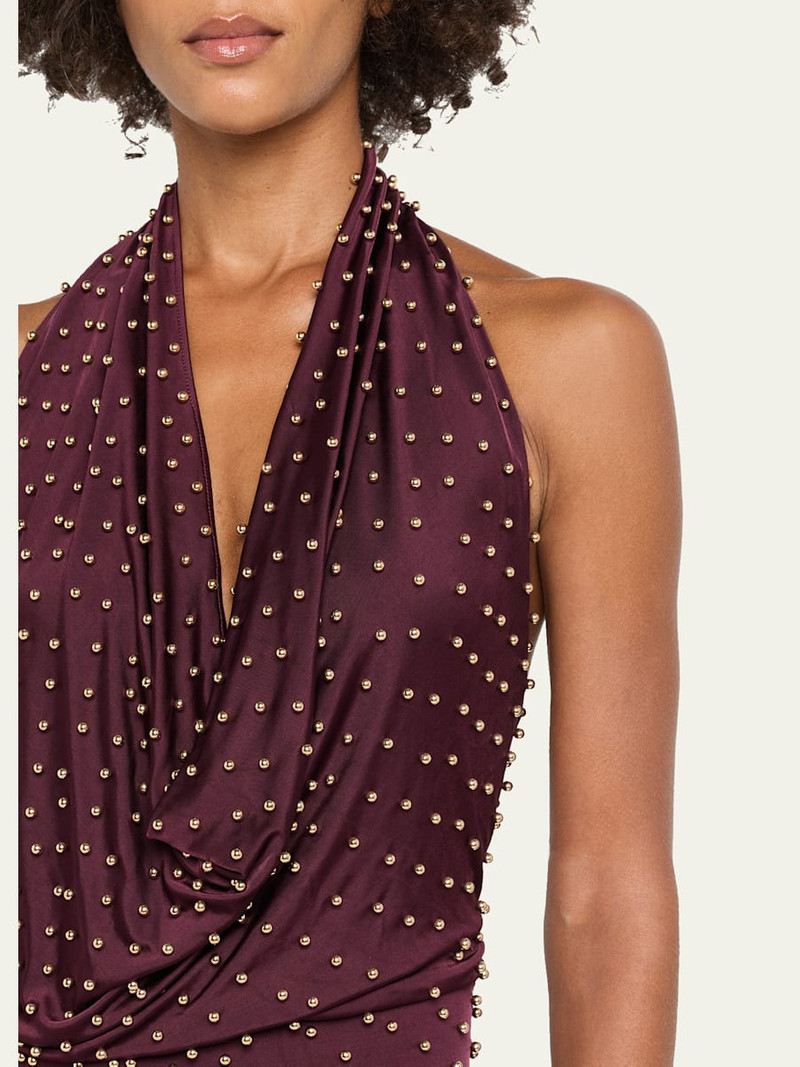 Agel Embellished Jersey Maxi Dress 5