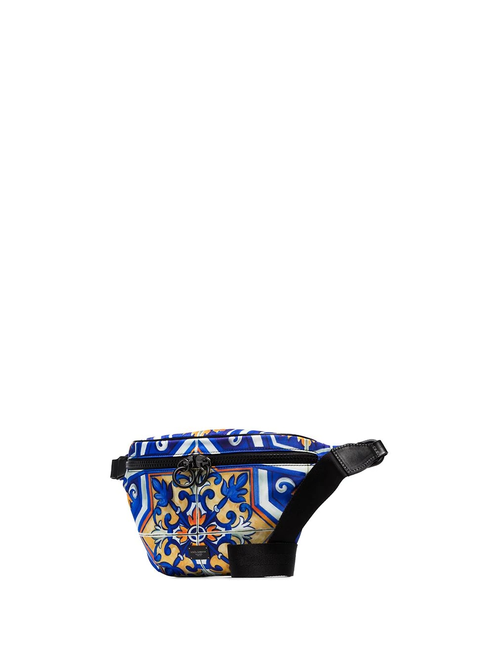 tile-print crossbody belt bag - 4