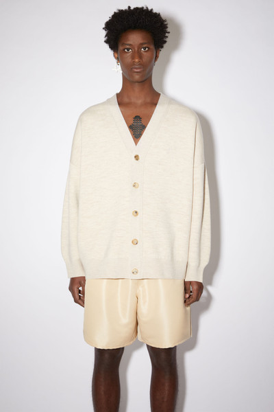 Acne Studios V-neck cardigan - Pebble beige outlook