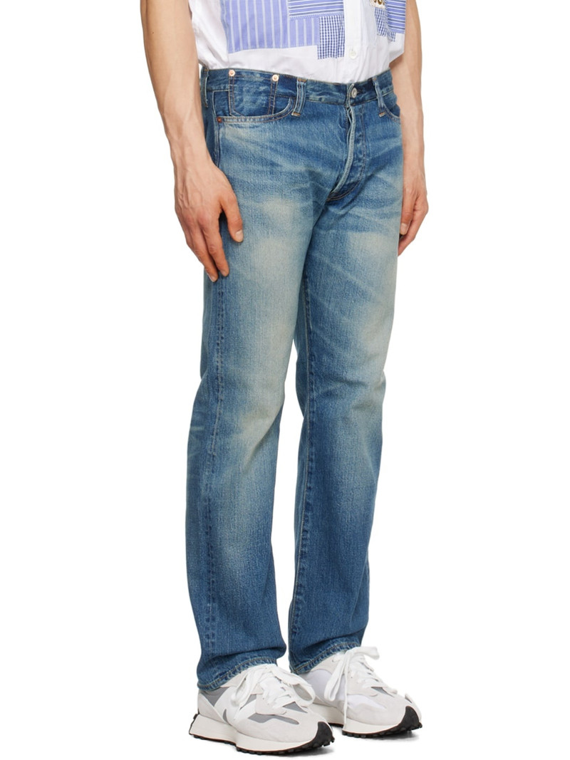 Indigo Printed Jeans 2