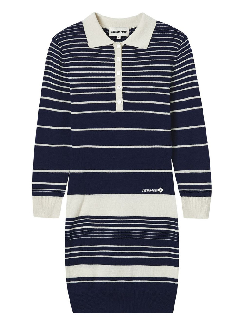 striped polo dress 1