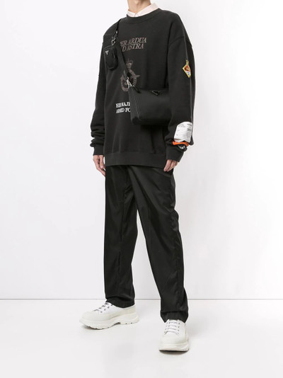 Heron Preston eagle-print cotton sweatshirt outlook