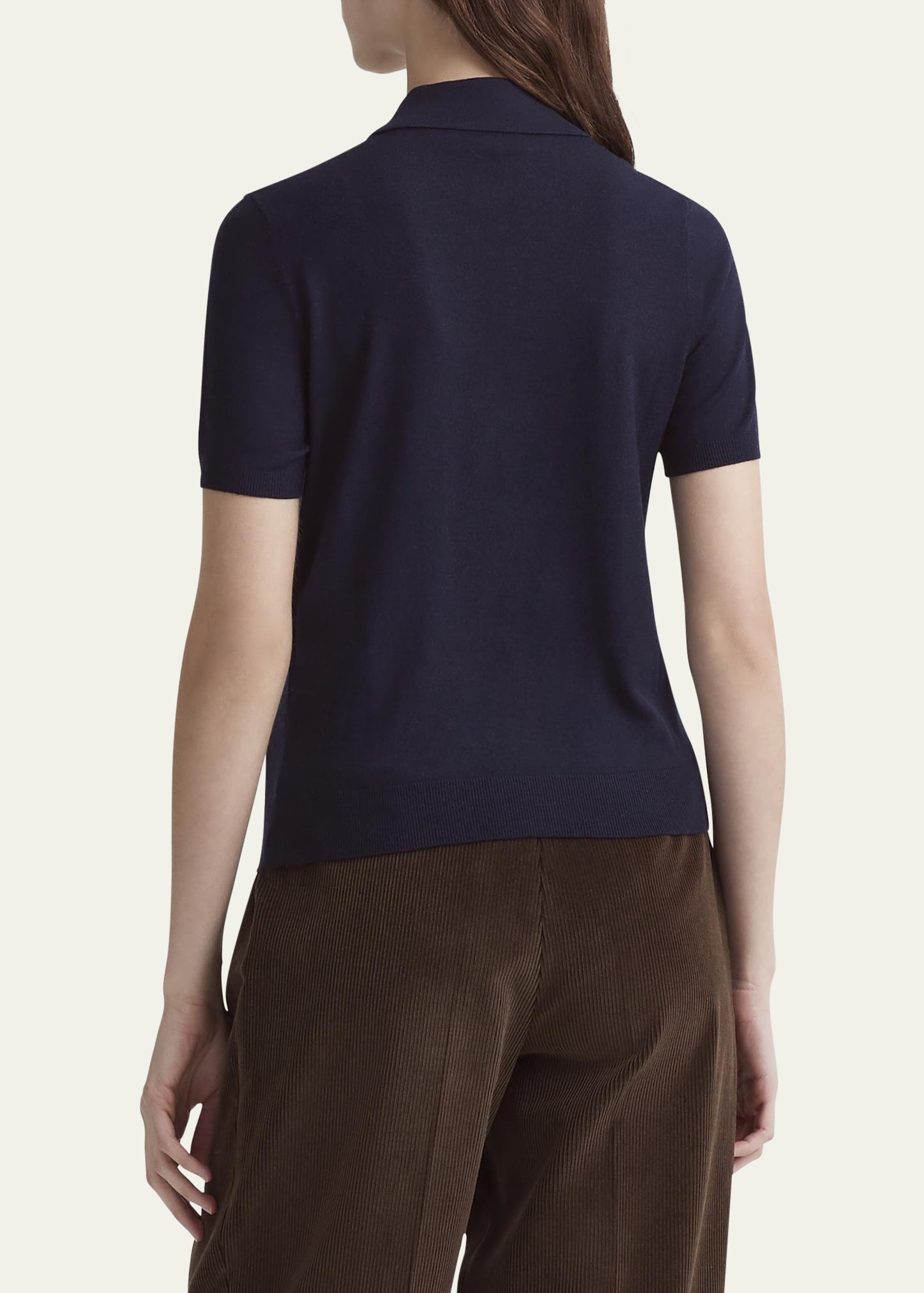 Nemo Polo Short-Sleeve Wool Sweater - 3
