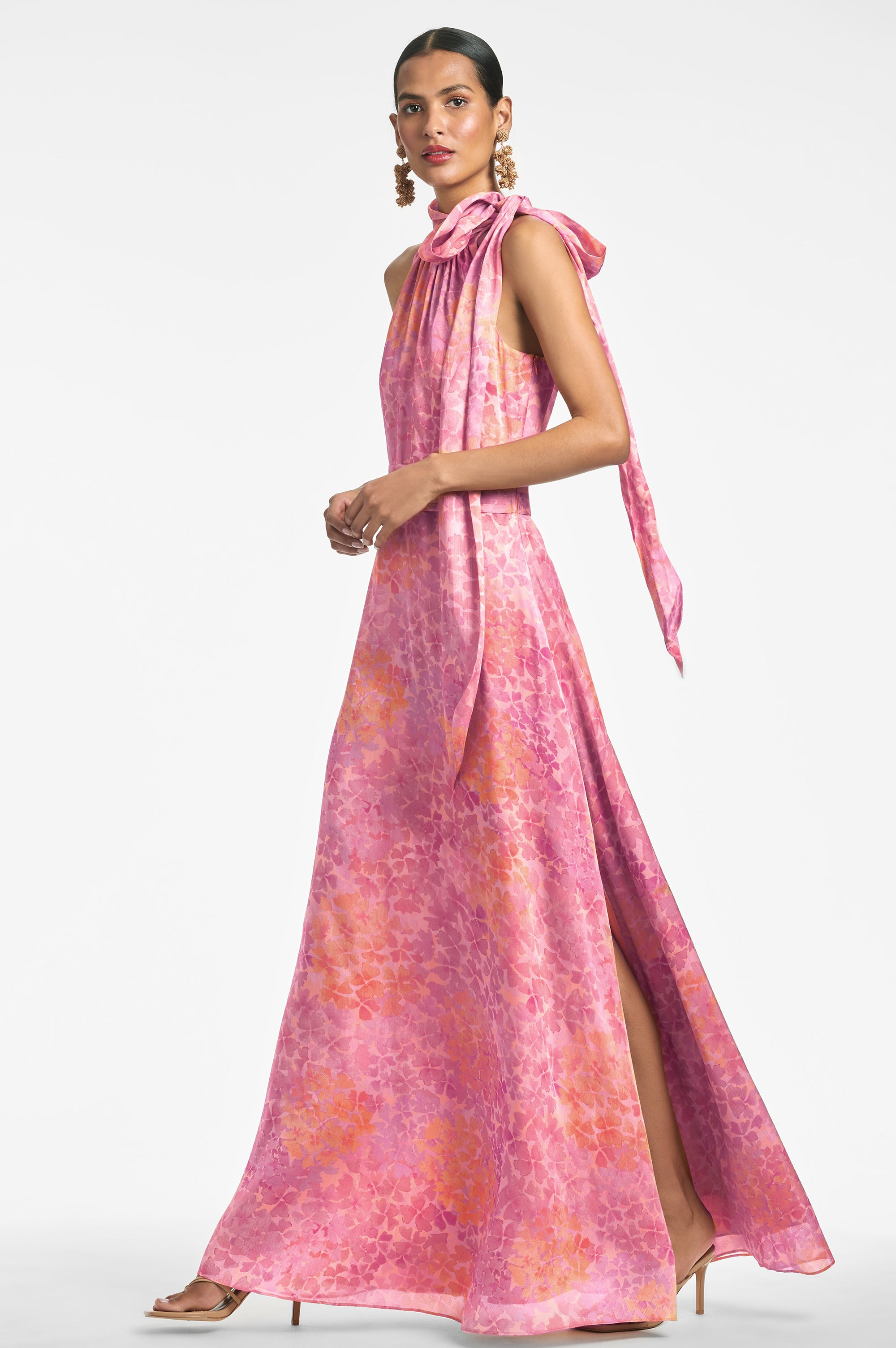 Kayla Gown - Pastel Sunset Hydrangea - 2