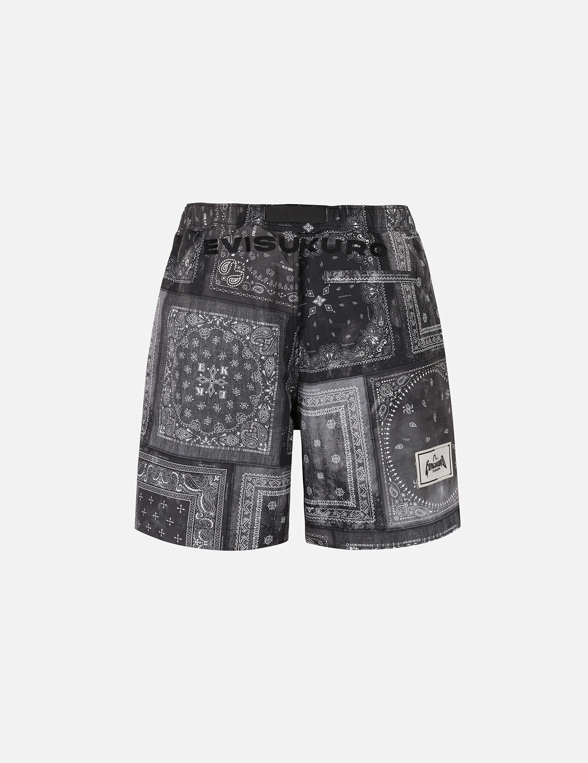 Allover Paisley Print Relax Fit Cargo Shorts - 2