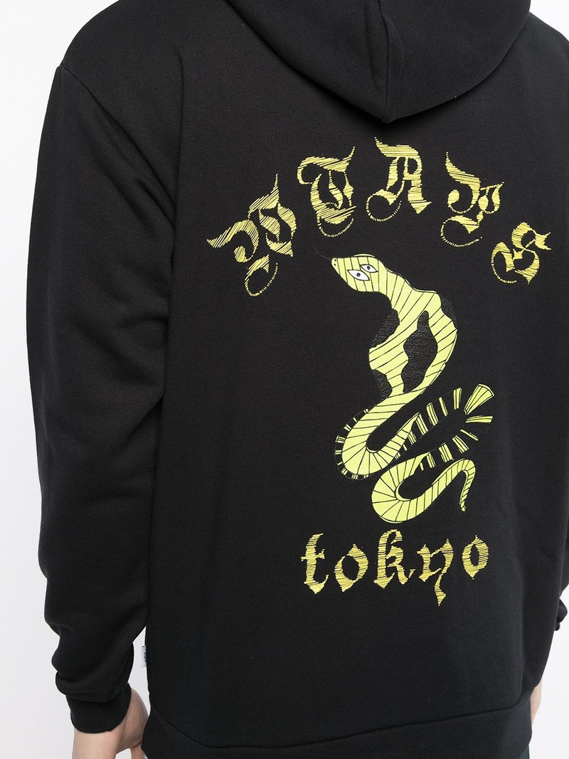 logo-print pullover hoodie 5