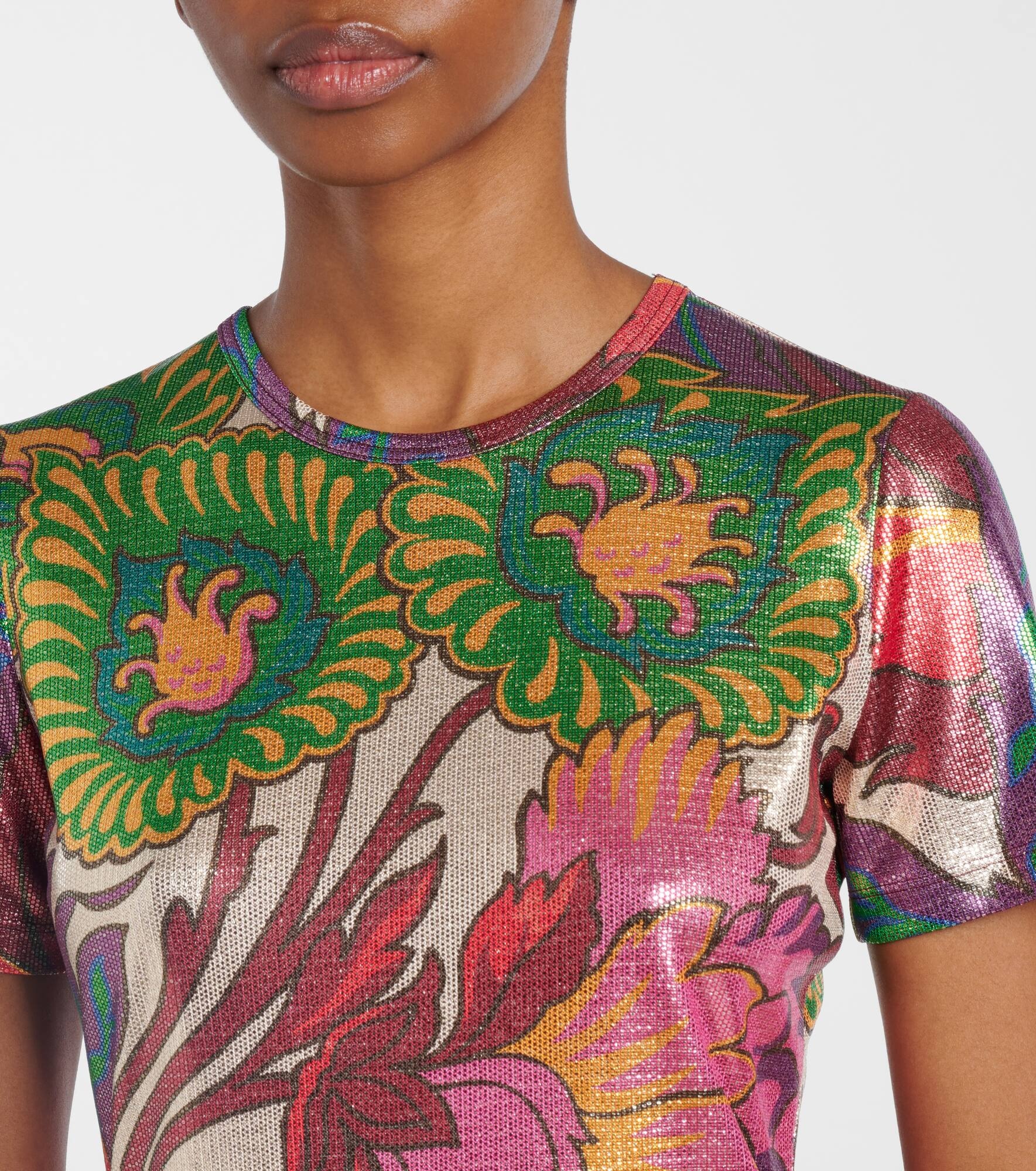 Floral T-shirt - 4